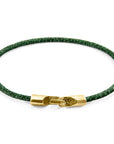 Racing Green Talbot 9ct Yellow Gold and Stingray Leather Bracelet