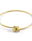 Wynne Capsule Midi Geometric 9ct Yellow Gold Bangle