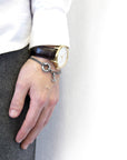 Clyde I Anchor Silver Chain Bracelet