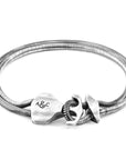 Delta Anchor Silver Chain Bracelet