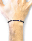 Blue Lapis Lazuli Paralana Silver and Stone Bracelet