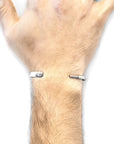 Oar Navigation Silver Bangle
