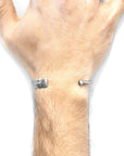 Paddle Navigation Silver Bangle