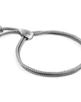 Classic Grey Pembroke Silver and Rope Bracelet