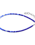 Blue - Blue Paulina Silver and Miyoko Glass Bracelet