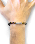 Brown Tigers Eye Orinoco Silver and Stone Bracelet