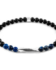 Blue Sodalite Orinoco Silver and Stone Bracelet