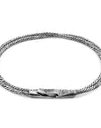 Forestay Double Sail Silver Chain Bracelet
