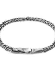 Staysail Double Sail Silver Chain Bracelet