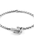 Union Anchor Silver Chain Bracelet