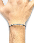 Halyard Sail Silver Chain Bangle