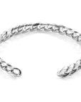 Jib Sail Silver Chain Bangle