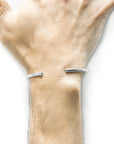 Byron Quarter Rope Wayfarer Silver Bangle