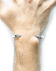 Cason Square Maxi Wayfarer Silver Bangle