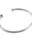 Ditton Round Midi Wayfarer Silver Bangle