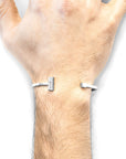 Faris Square Midi Wayfarer Silver Bangle