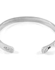 Russell Compass Cutout Wayfarer Silver Bangle
