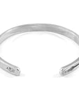 Tullett Paddle Cutout Wayfarer Silver Bangle