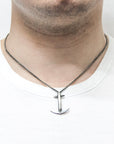 Admiral Anchor Signature Silver Necklace Pendant