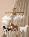 Handmade Cattle babymobile-6