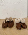 Adult Natural Sheepskin Boots - Brown