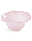The Antonia Murano Ruffle Bowl in Pink