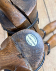Antique English Beech Boot Trees Stretchers - Maxwell 8 Dover Street London
