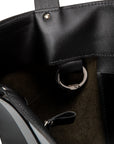 Large Handbag Adele - Genuine Black Leather