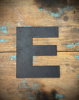12" and 5" Black Fat Font Metal Letters.