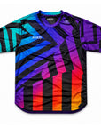 Aixo Rainbow Chaos Mens T-Shirt - Black