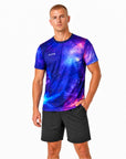 Aixo Spaceballs Mens T-Shirt - Purple