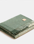 Recycled Alpaca Wool Throw - Classic Check
