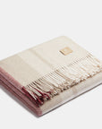 Natural Alpaca Wool Throw Classic Tartan