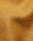 Natural Alpaca Wool Throw Classic Fishbone