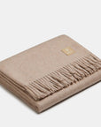 Natural Alpaca Wool Throw - Classic