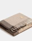 Recycled Alpaca Wool Throw Classic Check