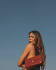 Isla Bag - Bio Micro-Fibril Leather with Vintage Gold Hardware & Adjustable Straps | Sook 2024 Collection by Sook Stainable at brixbailey.com