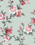 Alison Pink Peony Floral Wallpaper