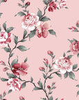 Alison Pink Peony Floral Wallpaper