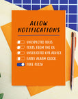 Allow Notifications Card