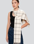 Alpaca Plaid Scarf