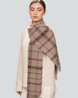 Alpaca Plaid Scarf