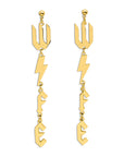 Alternative WIFE Gold Earrings