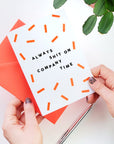 Always Shit On Company Time - New Job or Leaving Card