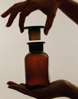 Amber Glass Apothecary Jars