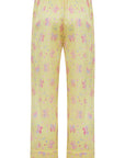 Amelie Lemonade Butterfly Girls Silk Pyjama Set