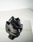 Black Leather Casual Shoes for Everyday Wear