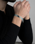 Carbon Regent Cord Bracelet