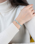 Mini Silver Soho Cord Bracelet