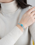 Blue Soho Cord Bracelet